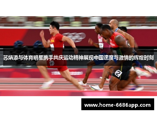苏炳添与体育明星携手共庆运动精神展现中国速度与激情的辉煌时刻